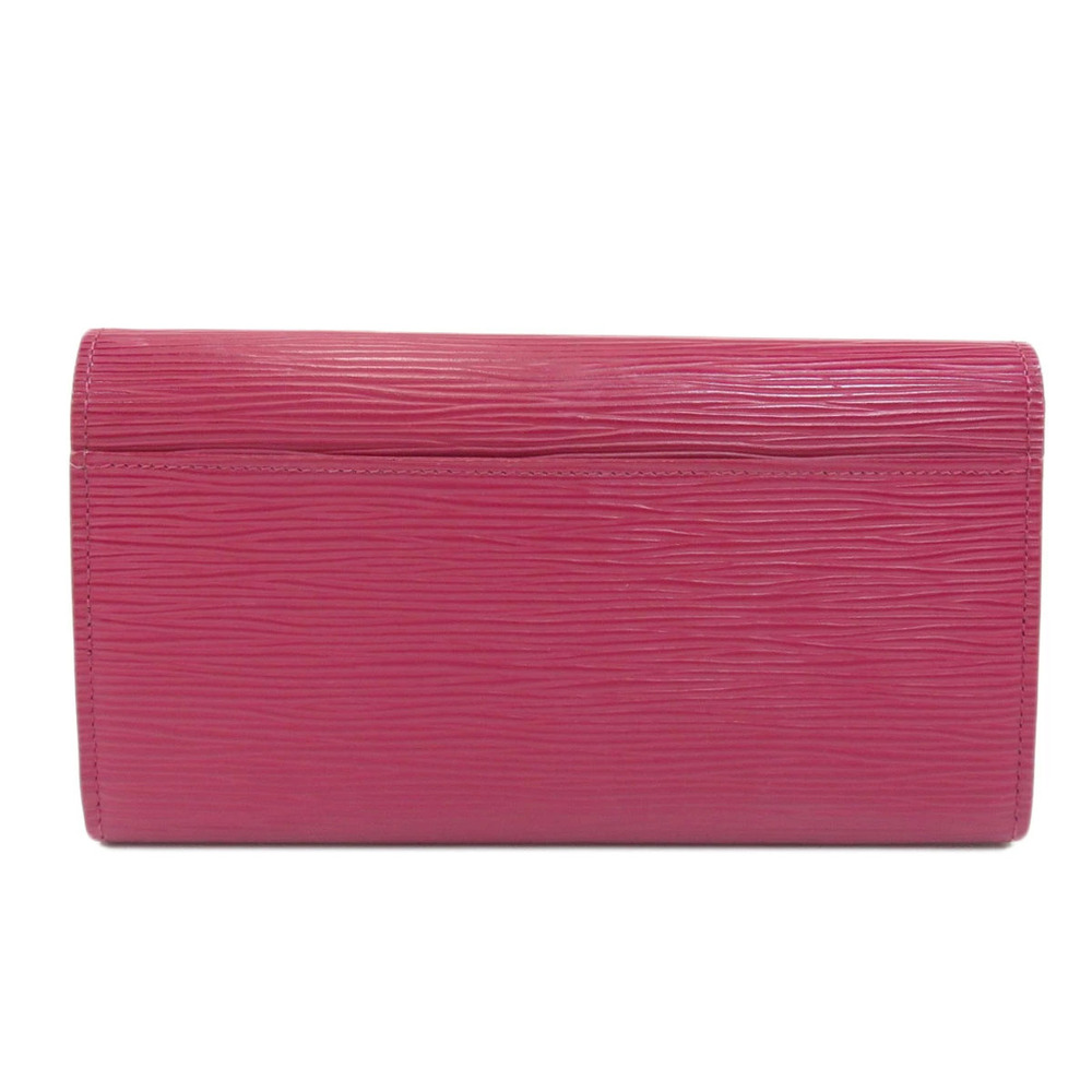 Louis Vuitton Wallet Sarah Long Leather Portefeuille Epi Black